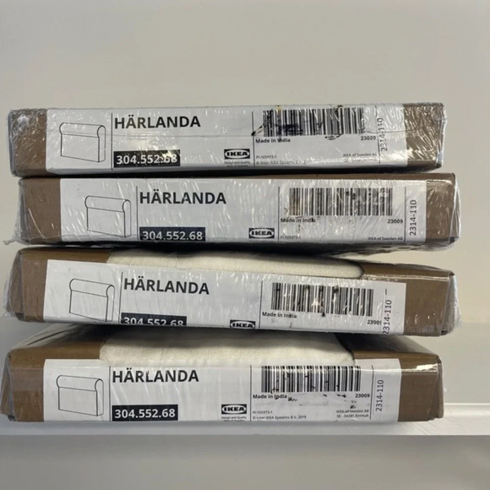(ONE) IKEA HARLANDA Armrest Cover Slipcover Inseros White 304.552.68